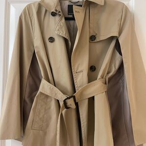 Banana Republic Beige Trench Coat poncho with Belt